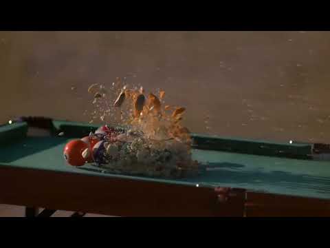 slowmo  400MPH Pool Break with a Cannon at 80,000FPS   The Slow Mo Guys online video cutter com