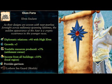 High Elves Suddenly Spawns/Colonizes your Port/Island Settlements by Elven Enclave Unusal Location