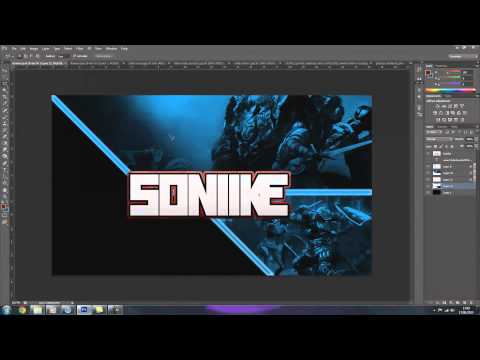 Mr Soniike - Speedart - Banner Design