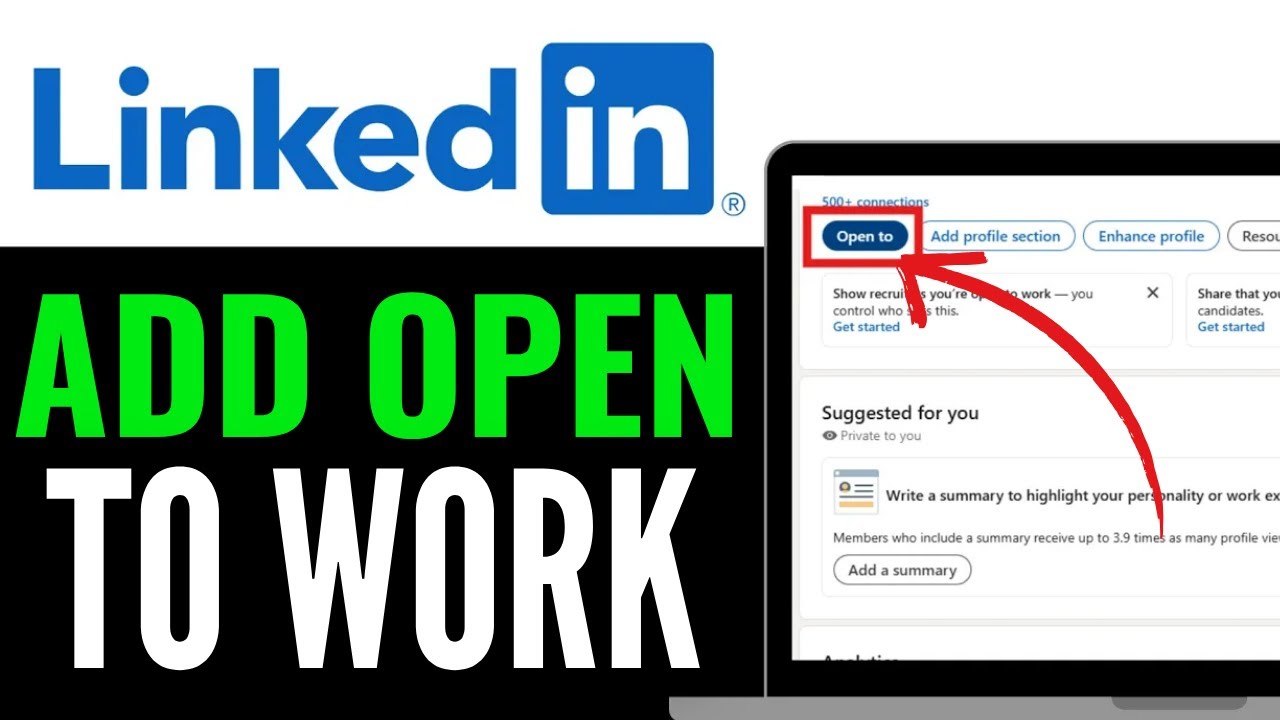 How to Add Open To Work on LinkedIn (EASY 2025 GUIDE)