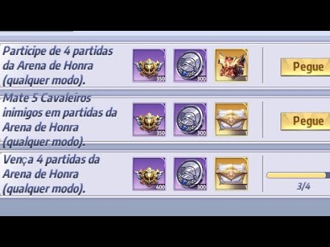 COMO FACILITAR ÀS MISSÕES DA ARENA DE HONRA - SAINT SEIYA AWAKENING