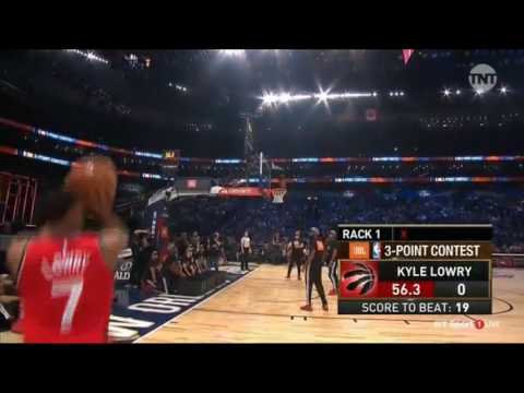 NBA All Star three point contest Feb 18, 2017 Kyle Lowry