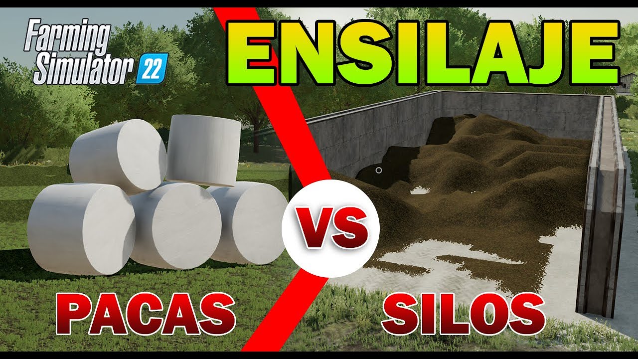 Watch FARMING SIMULATOR 22 | TUTORIAL | ENSILAJE: pacas vs silos y formas de recoger hierba Now FARMING SIMULATOR 22 | TUTORIAL | ENSILAJE: pacas vs silos y formas de recoger hierba
