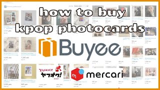 BUYEE tutorial 🍒 how to buy kpop photocards on mercari japan & yahoo auction