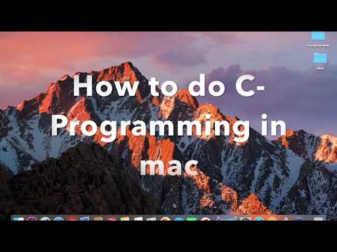 How to do C program in Mac by  Xcode !!!!
