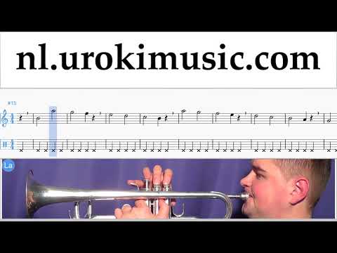 Trompet Leren Spelen Major Lazer & DJ Snake - Lean On Tablatura Deel#1 oefeningen um-i799