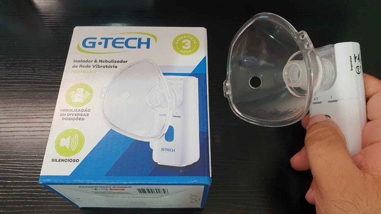 Inalador Nebulizador G-Tech Portátil Nebmesh2 I Melhor do que eu esperava