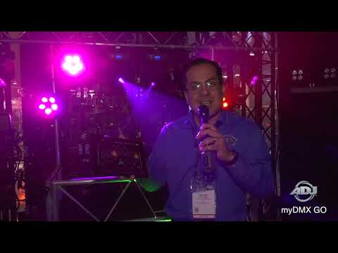 ADJ mydmx GO Lighting Control APP at NAMM 2019