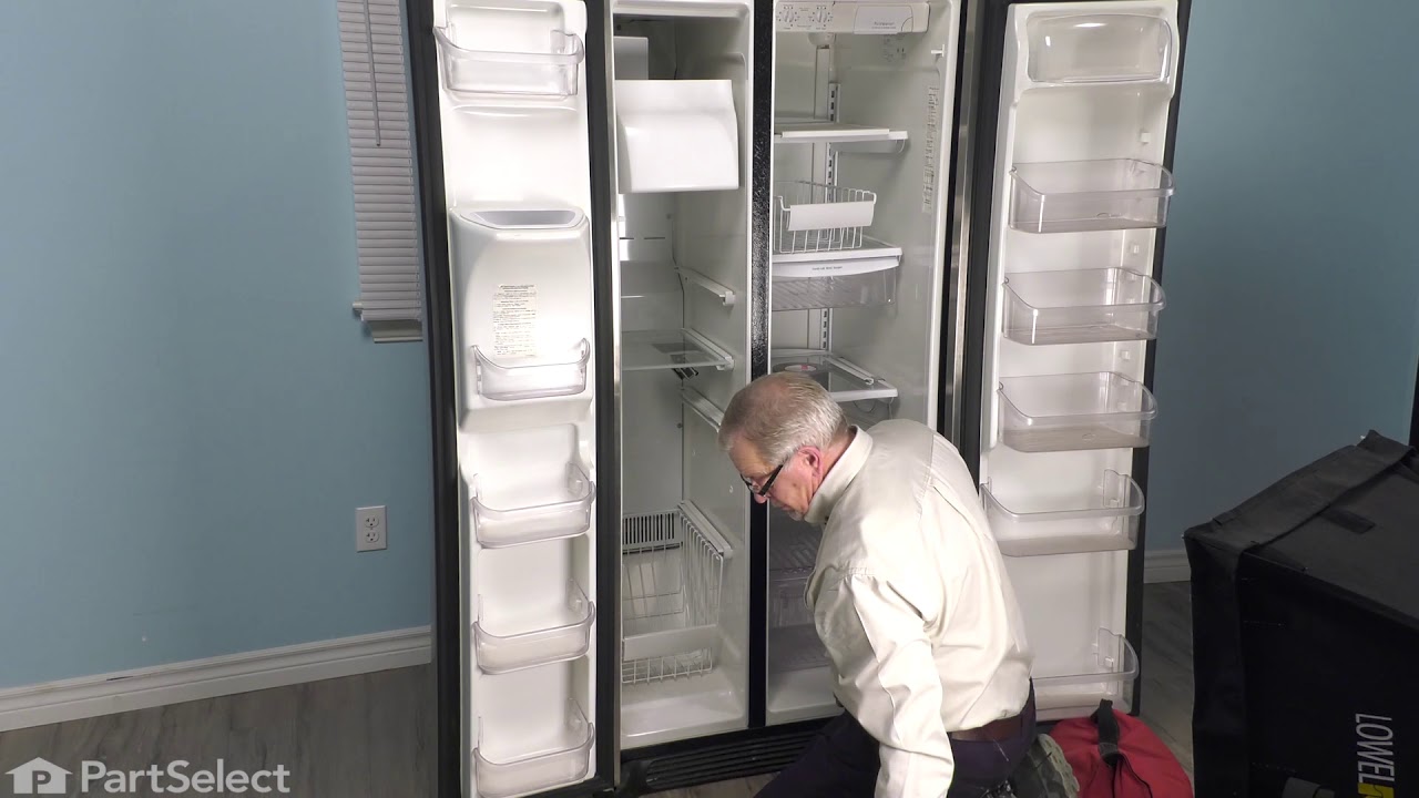 Replacing your Frigidaire Refrigerator Basket Hanger - Left Side