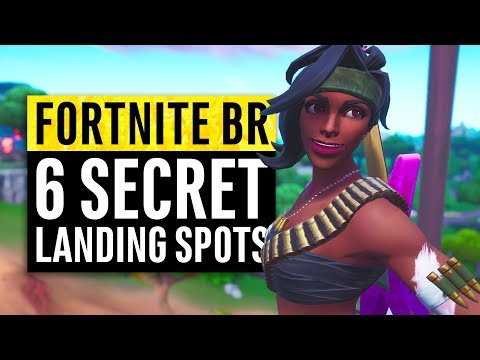fortnite 6 secret landing locations for safe easy wins season 8 - fortnite best loot locations season 8