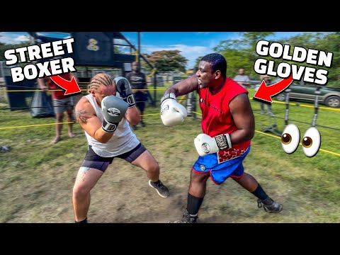 AMATEUR Boxer Steps Up Against GOLDEN GLOVES Champ | DAME vs ULTIMATE ADAMS 