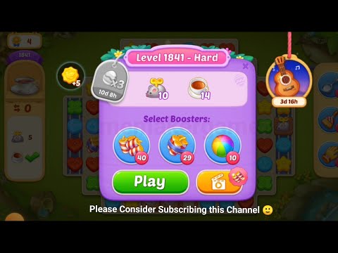 Matchington Mansion Level 1841(Hard), Level 1842, Level 1843 & Level 1844 - iOS/Android