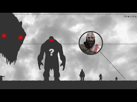 God Of War | Size Comparison 2023