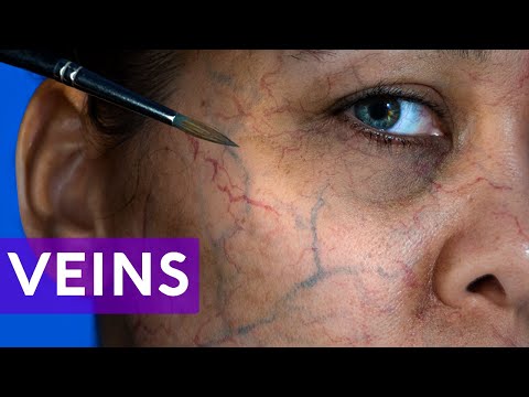 How to Paint Realistic Veins Using TWO Methods