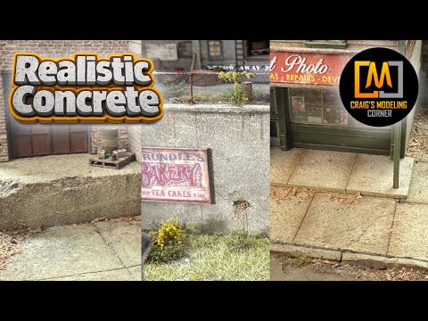 How To Make The Most Realistic Concrete (Walls / Sidewalks / Platforms) Ever!
