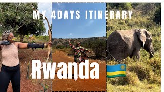 4 days Rwanda 🇷🇼 itinerary +zip lining +genocide memorial + archery +safari +sip and paint