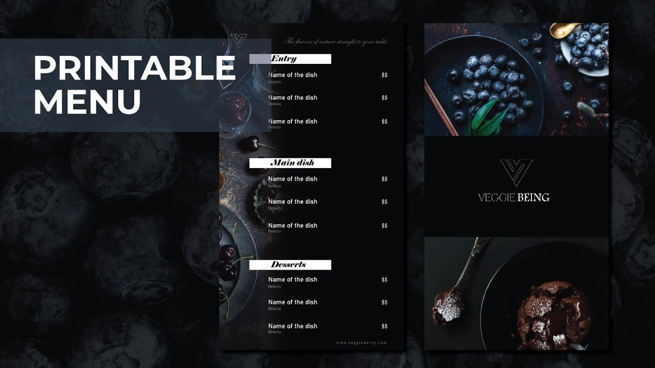 Creative Menu Design Ideas || Elevate Your Dining Experience