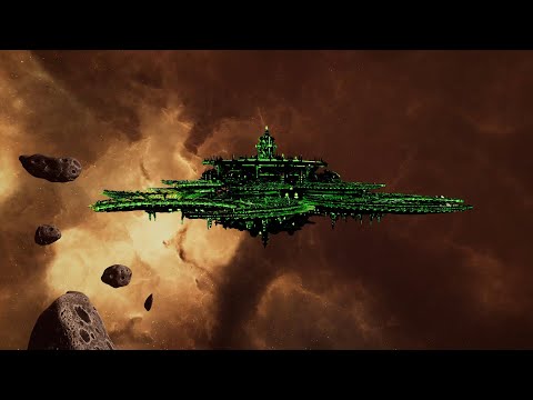 Necrons vs Craftworld Aeldari - Skalgrim Mod - Massive Battle - Battlefleet Gothic Armada 2