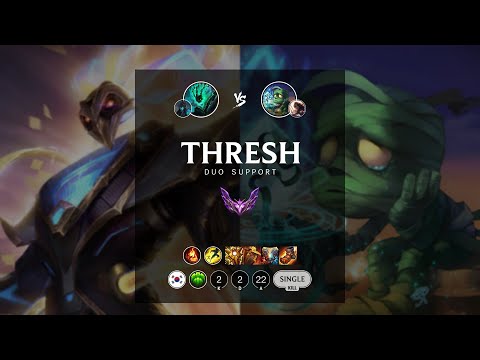 Thresh Support vs Amumu - KR Master Patch 12.13