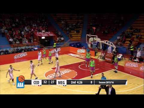 ABA Liga 2015/16 highlights: Cedevita - Mega Leks R09 (8.11.2015)
