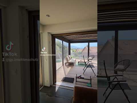 GP Plissee 32 Max bis 15 m: leise, klare Sicht und von links, rechts oder mittig zu öffnen. Ideal für Pergola und Loggia.