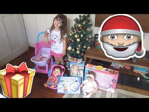 ABRINDO MEUS PRESENTES DE NATAL 2016 - Jéssica Godar e Laurinha e Helena