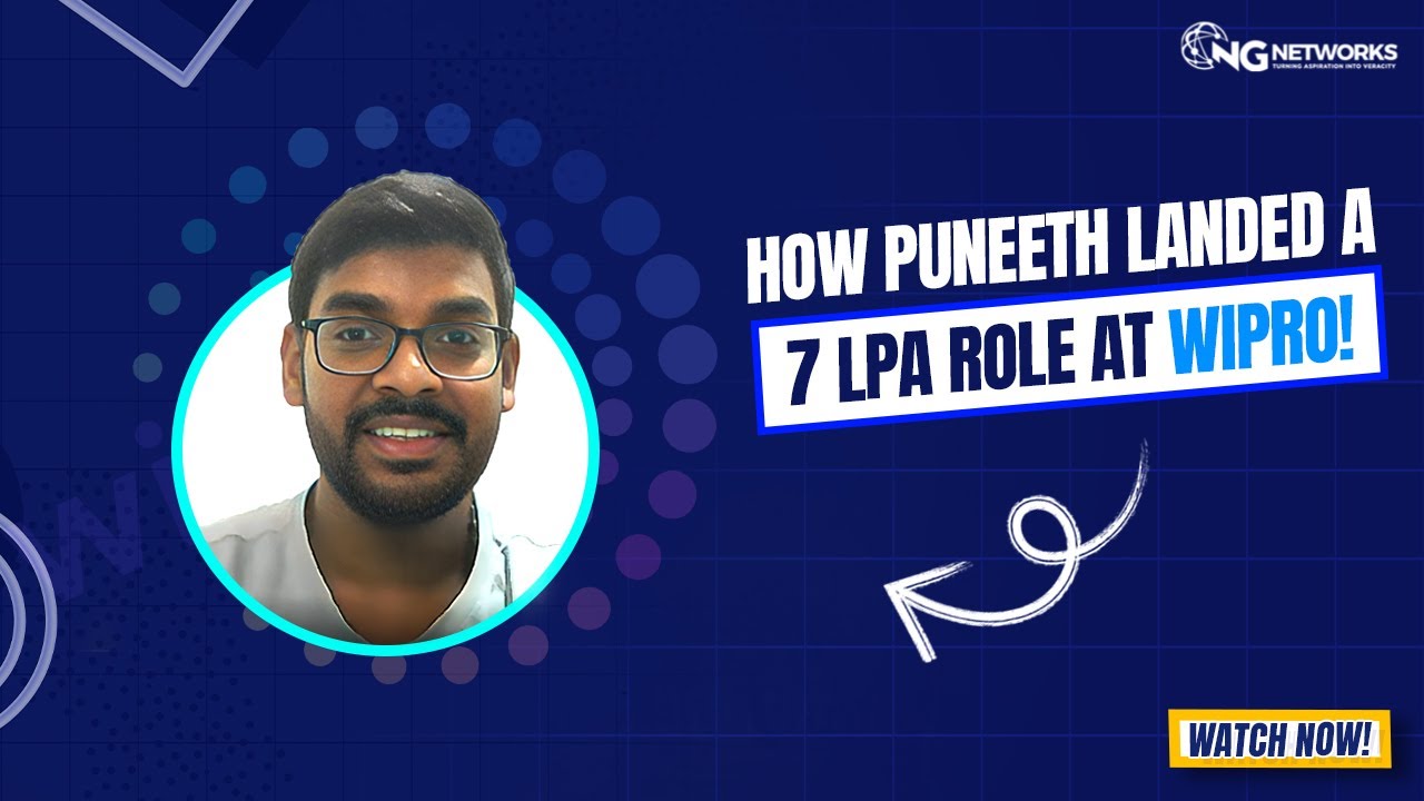 How Puneeth Landed a 7 LPA Role at Wipro! #highpayingjobs #jobplacement