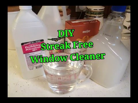 DIY Streak Free Window Cleaner