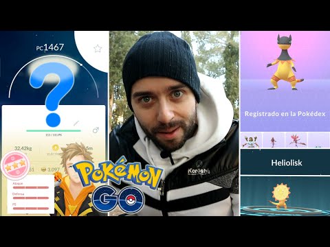 CONSIGO EL MEJOR 100% DEL EVENTO Y REGISTRO UN BRUTAL HELIOLISK! [Pokémon GO-davidpetit]