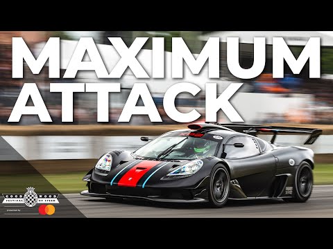 Dario Franchitti absolutely SENDS the Gordon Murray T.50S up the Goodwood Hill