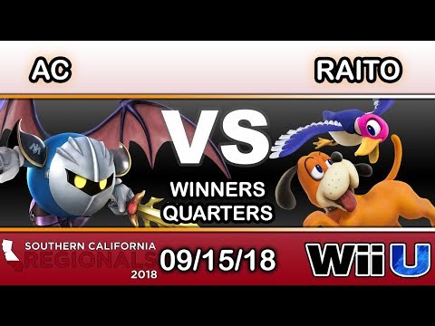 SCR 2018 - AC (Meta Knight) Vs. CND | Raito (Duck Hunt) Winners Quarters - Smash 4