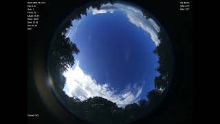 2026-07-25 All sky camera capture from Poiana Rusca Mountains, Romania