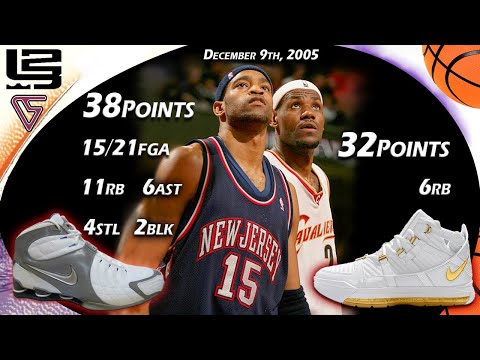Vince Carter VS LeBron James Face-off December 9th 2005