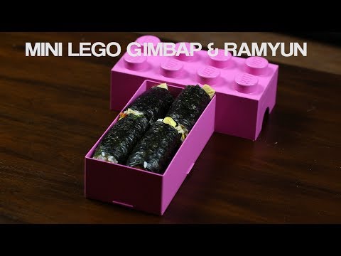 Korean Mini LEGO Kimbap And Ramyun / 꼬마김밥과 라면