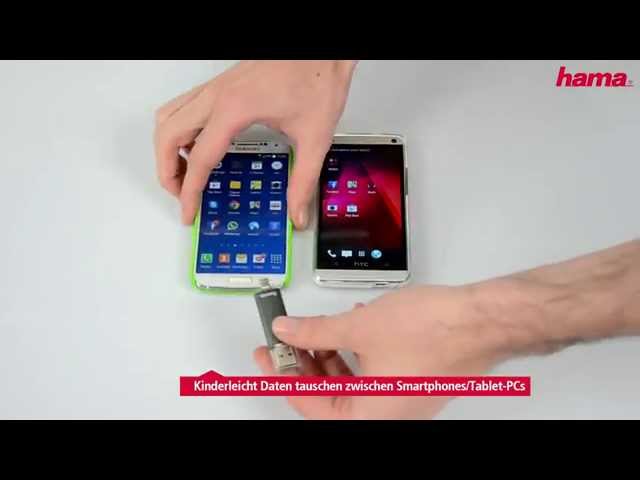 Video teaser for Hama FlashPen "Laeta Twin" für Smartphones/Tablets mit micro USB-Anschluss