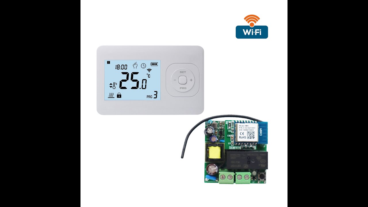 QH Wifi Basic draadloos programmeerbare thermostaat met inbouw ontvanger