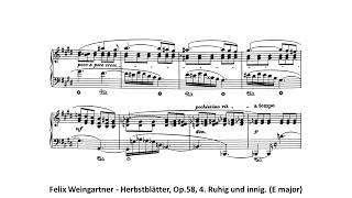 Download lagu Felix Weingartner - Herbstblätter, Op.58, 4. Ruhig und innig. (E major) mp3