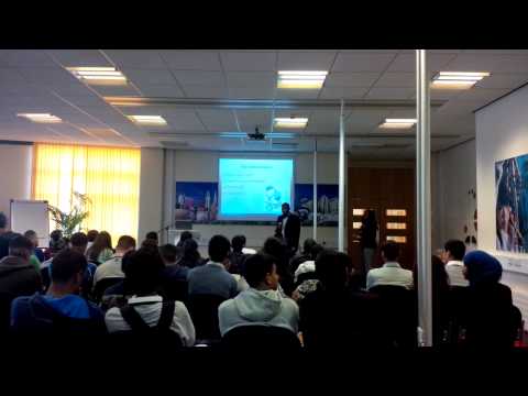 Antonio Mankulu Presenting at Birmingham Met College ' The Challenges of an Entrepreneur'