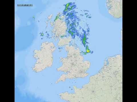 UK Rain Radar - 2022/07/17