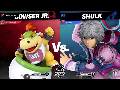 Smash @ Miz's WiFi 26 - DezoTwist (Bowser Jr.) vs. RobbieAK47 (Shulk, Joker) Losers Quarters