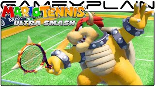 Mario Tennis: Ultra Smash - Boo, Yoshi, DK, & Bowser 2 vs 2 Gameplay (60fps)