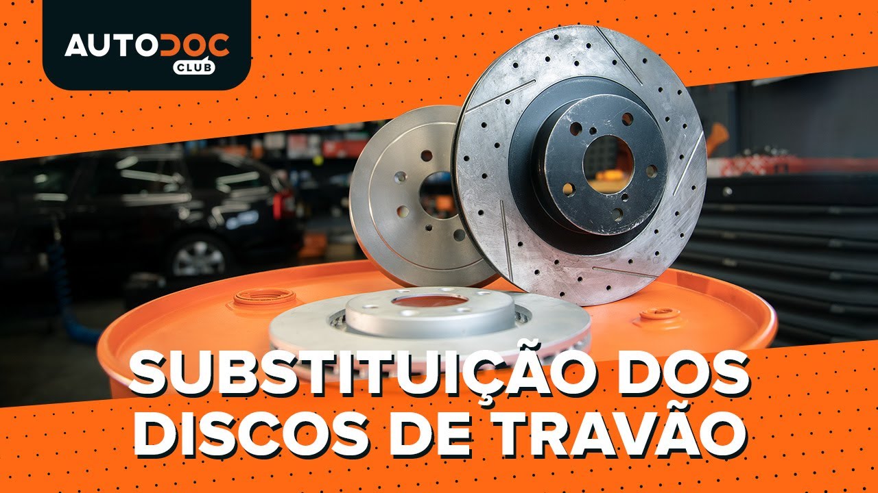 Discos de travão — tutorial de substituição