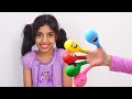 Daddy Finger Nursery Rhymes Learn Colors With Balloons سوسو تلعب بالبالونات الم