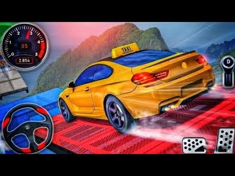Real Taxi Car Stunts Simulator 3D - Impossible Ramp Car Stunt Driving - Android GamePlay #viral