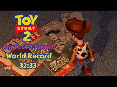 Toy Story 2 - Any% (40 Token) Speedrun in 32:33 (PC) [World Record]