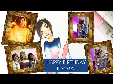HAPPY BIRTHDAY JEMMA! illustration of Jemdog Productions