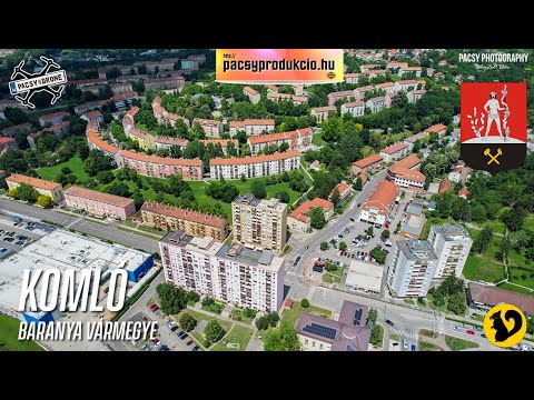 🇭🇺 Komló (Baranya Vármegye) Drón felvétel (4K)