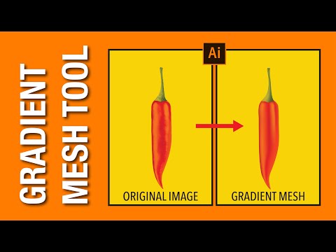 Learn to paint using the Gradient Mesh tool in Illustrator