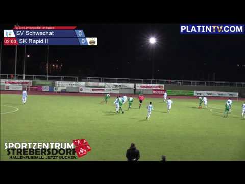 03.03.17 SV Schwechat - SK Rapid II - Highlight  (1. Halbzeit / 02:05) am 03.03.2017 19:33