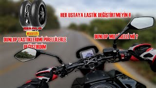 DUNLOP GİTTİ PİRELLİ GELDİ | LASTİK DEĞİŞTİRİRKEN AMAN DİKKAT ! | BALANS MEVZUSU